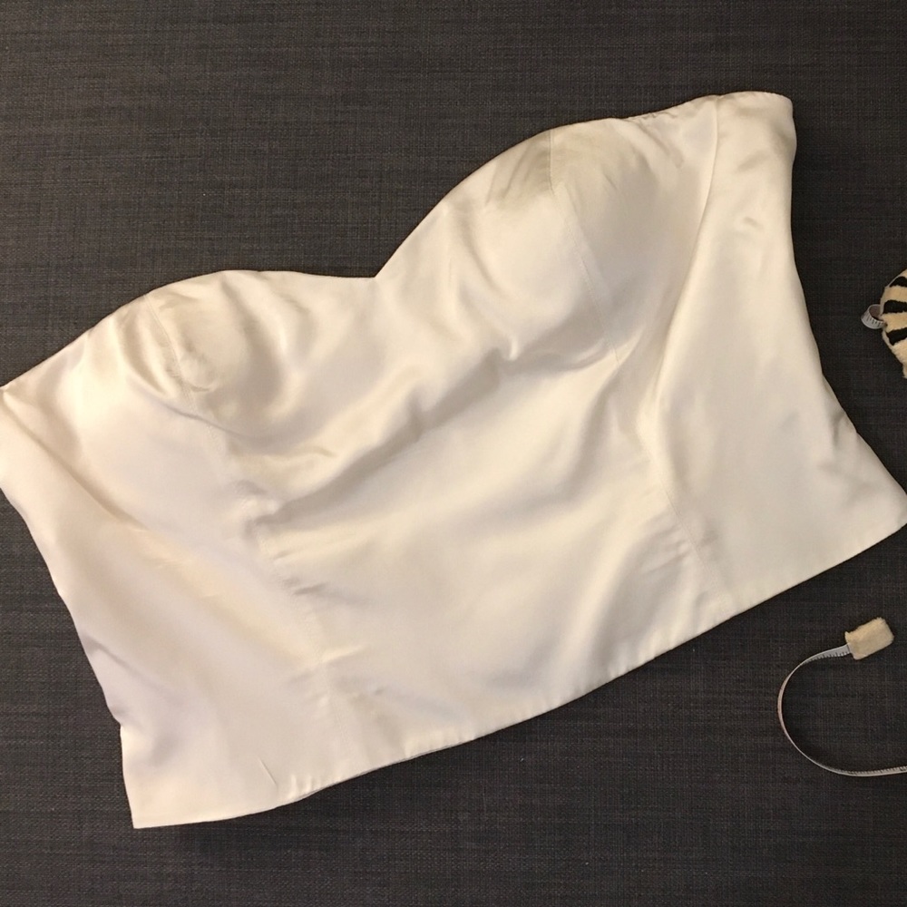 BHLDN Silk Bustier